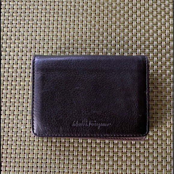 Uni-Sex SALVATORE FERRAGAMO Calfskin CARD CASE - Picture 2 of 11